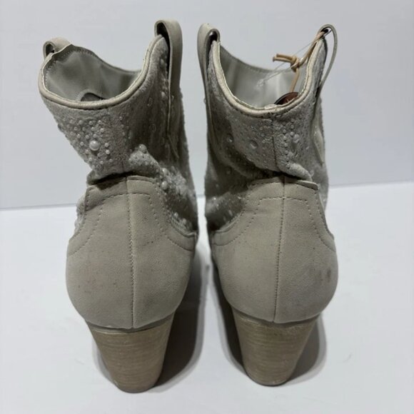 Mia Women’s Lauanne, Grey Mid Calf Boots, Size 9 M - Picture 4 of 6